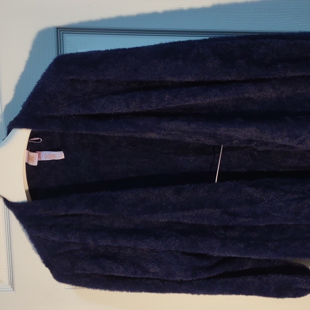 SAVAGE x Fenty (M/L) Fluff it Up Robe in Navy Blue